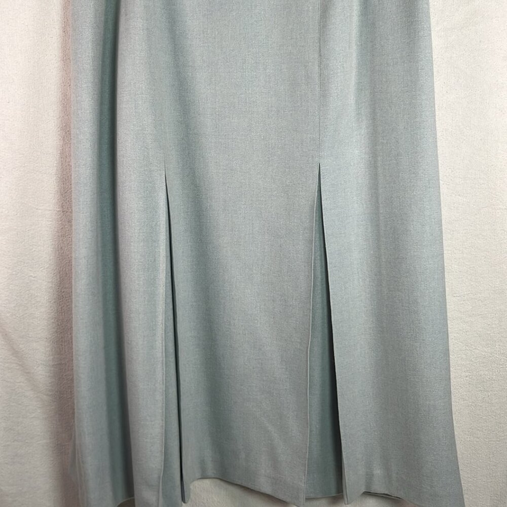 Norton McNaughton Pencil Skirt Stretch Pleats Size‎ 10 Luxury Lagenlook Preppy